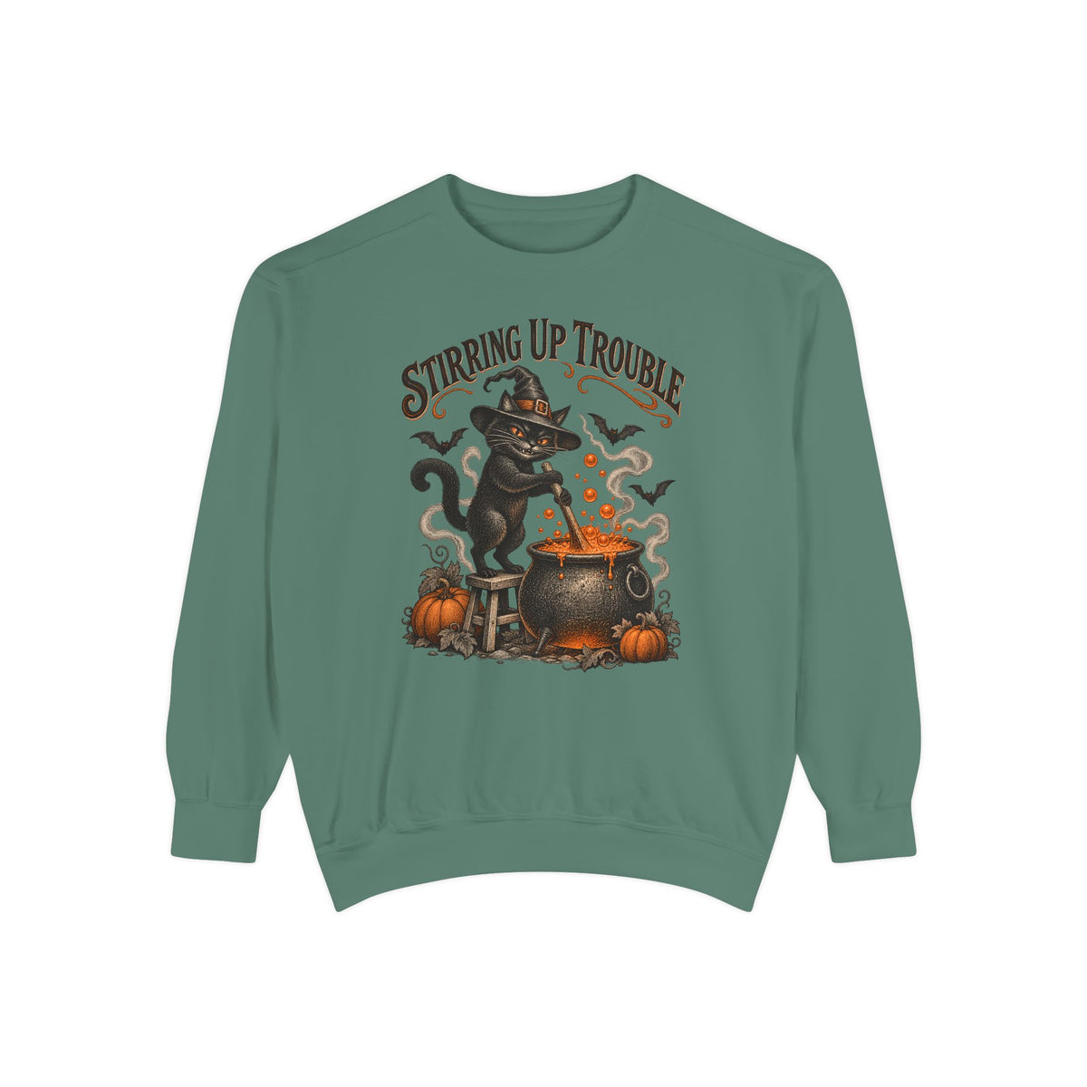 Stirring Up Trouble Sweatshirt – Light Green