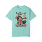 Burnt Burgers, Proudly Served T-Shirt – Chalky Mint