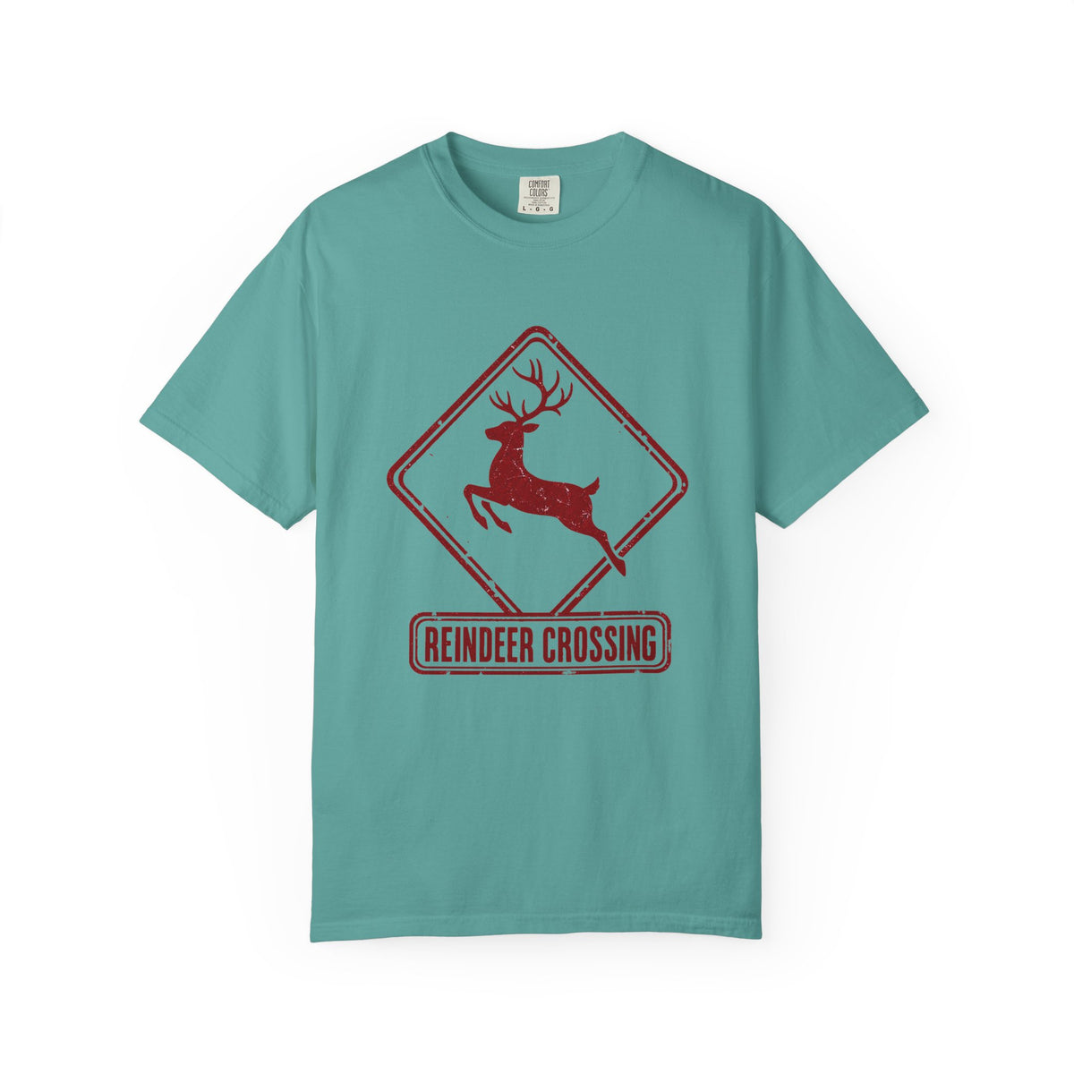 Reindeer Crossing T-Shirt – Seafoam