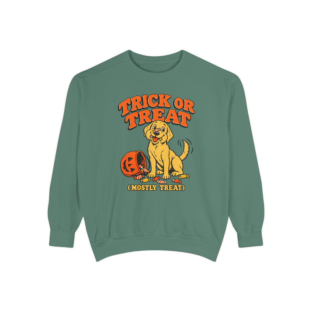 Trick or Treat (Mostly Treat) Sweatshirt – Light Green