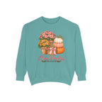 Mums & Pumpkins Season Sweatshirt – Seafoam