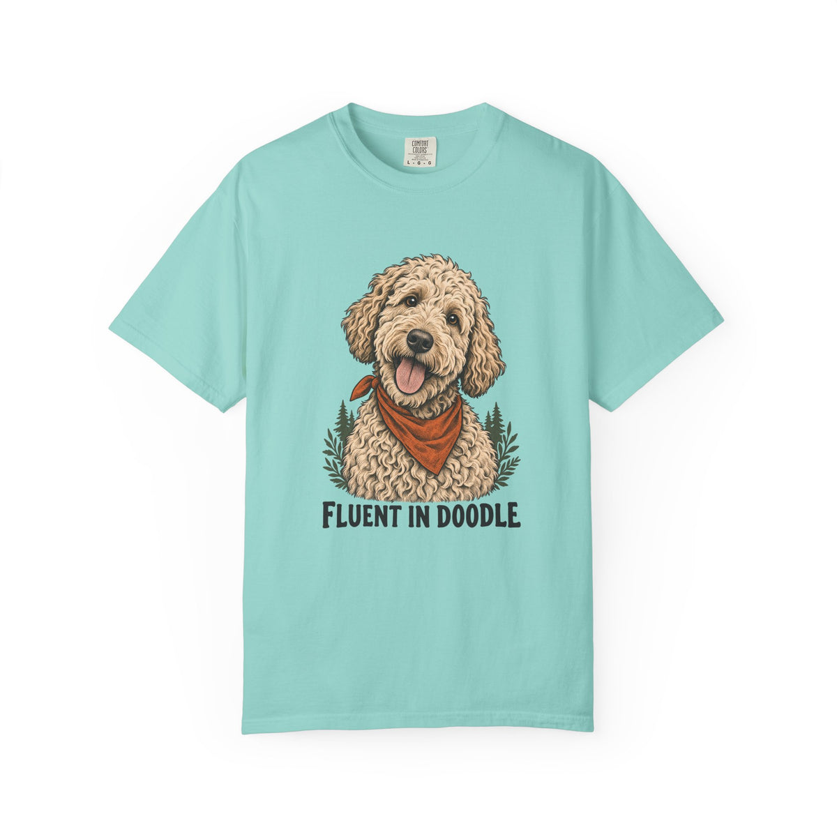 Fluent in Doodle T-Shirt – Chalky Mint