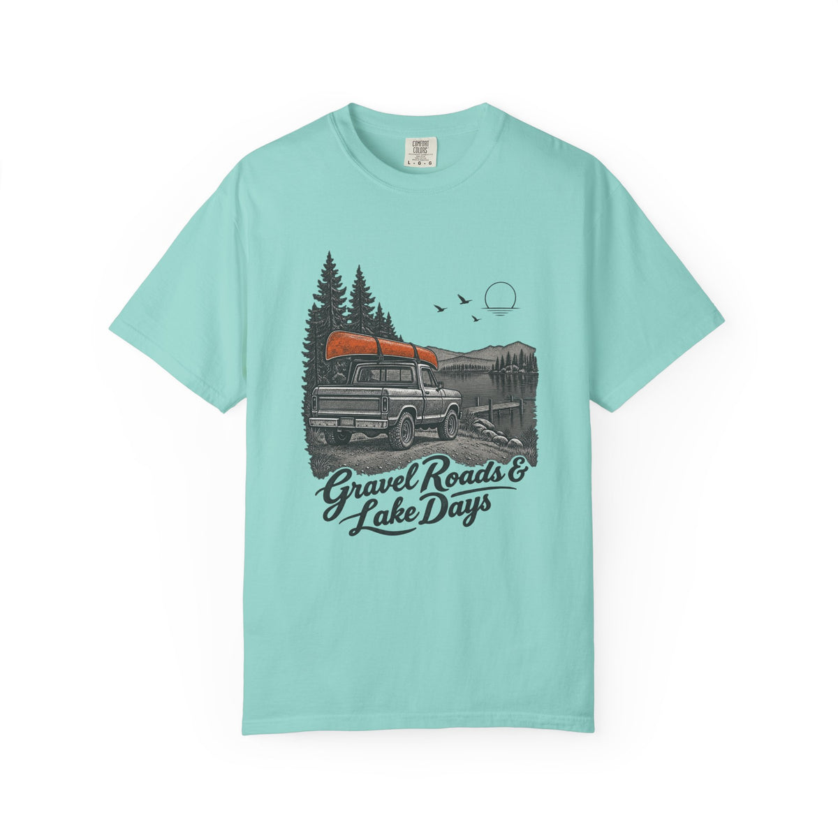 Gravel Roads & Lake Days T-Shirt – Chalky Mint
