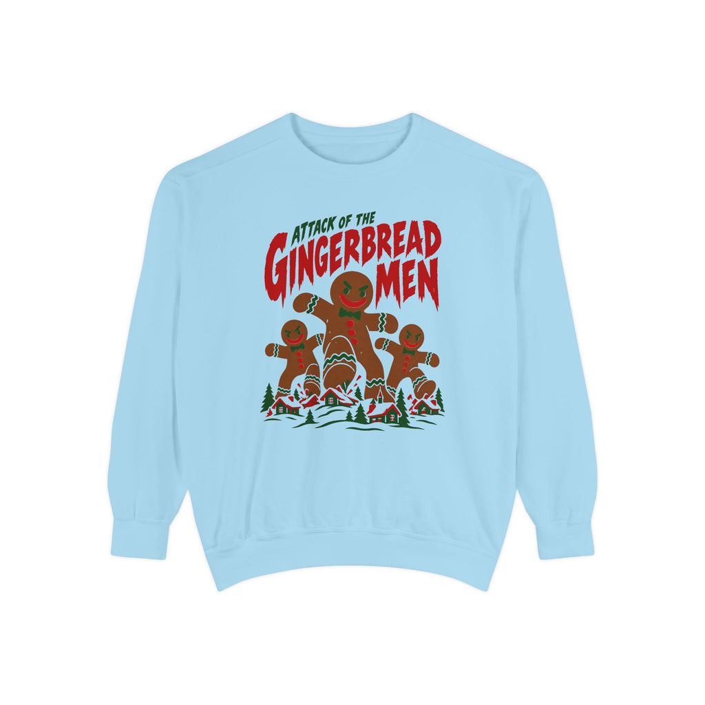 Attack of the Gingerbread Men Sweatshirt – Chambray