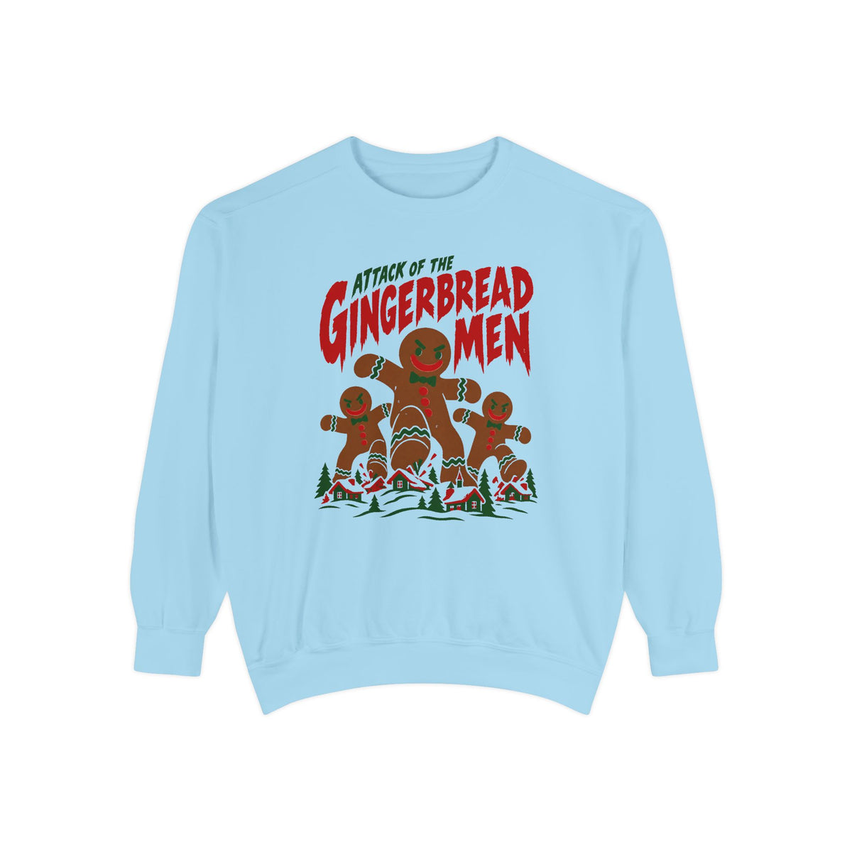 Attack of the Gingerbread Men Sweatshirt – Chambray