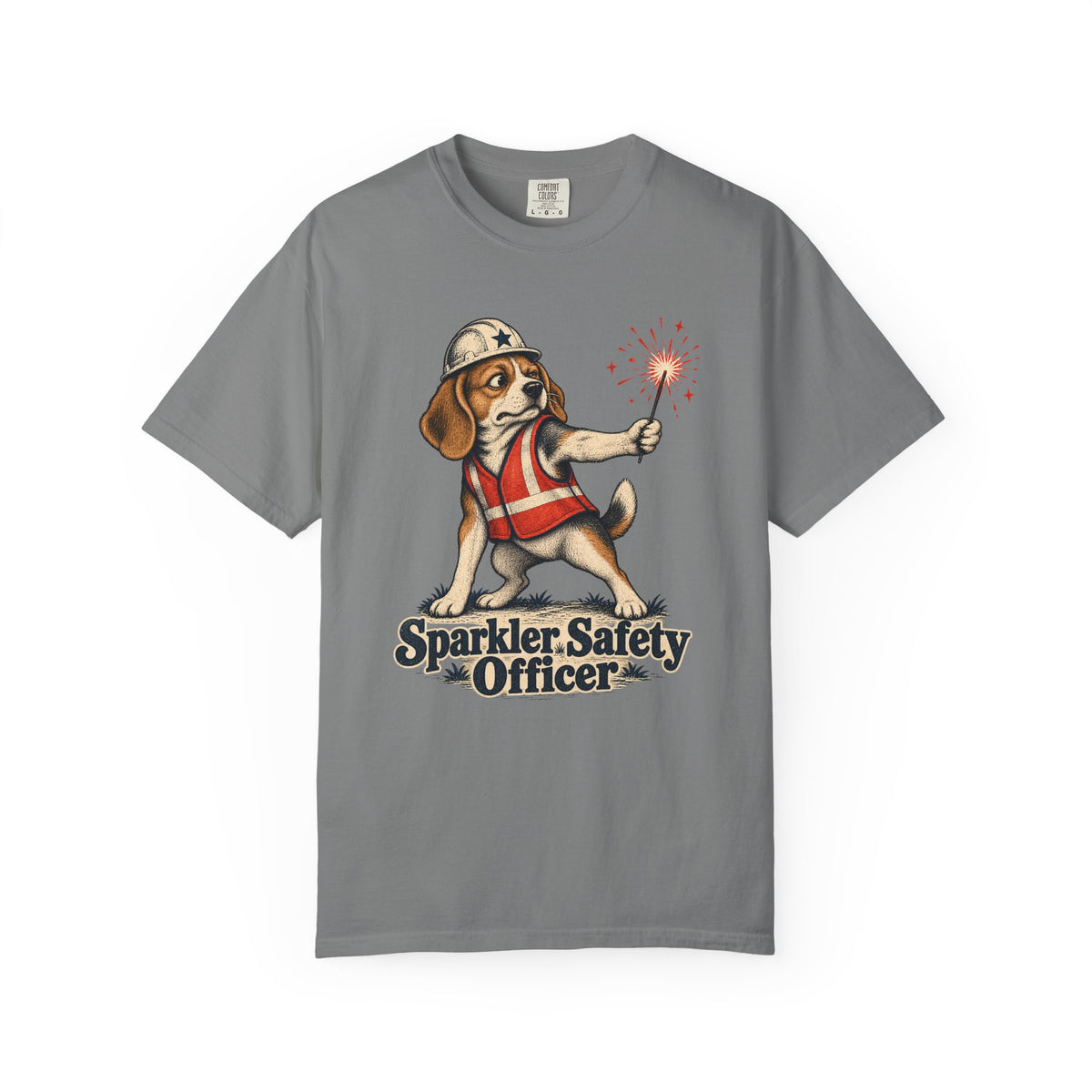 Sparkler Safety Officer T-Shirt – Grey