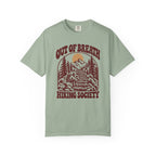 Out of Breath Hiking Society Log Steps T-Shirt