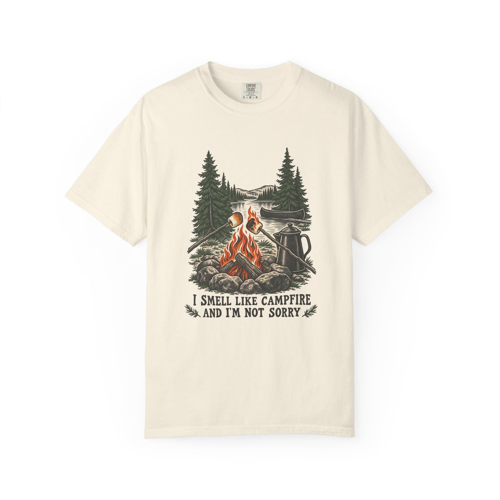 I Smell Like Campfire and I'm Not Sorry T-Shirt – Ivory