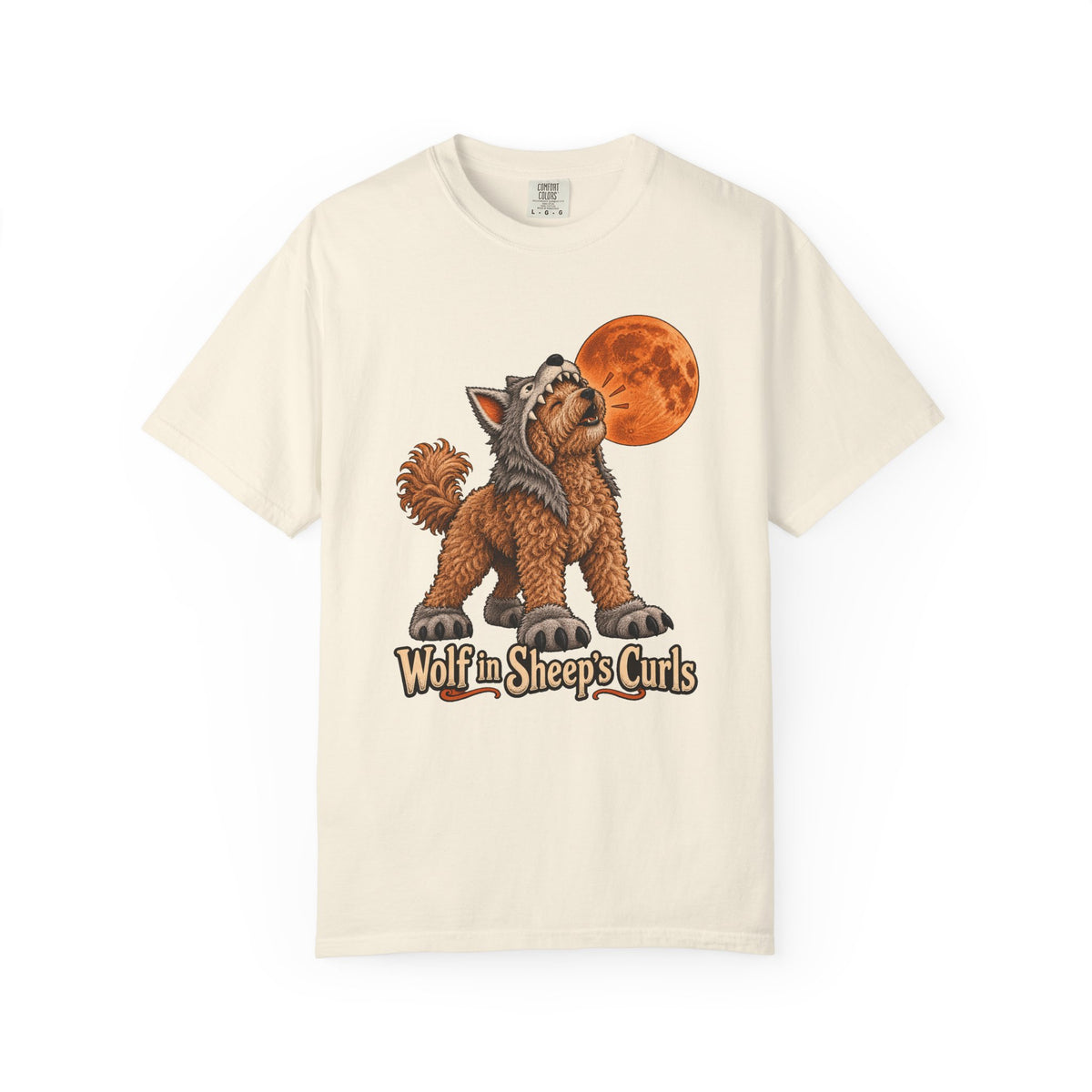 Wolf in Sheep's Curls T-Shirt – Ivory