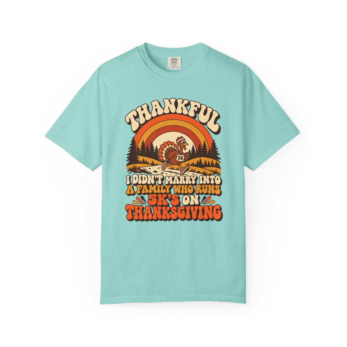 Not a 5K Family Retro Sunset T-Shirt