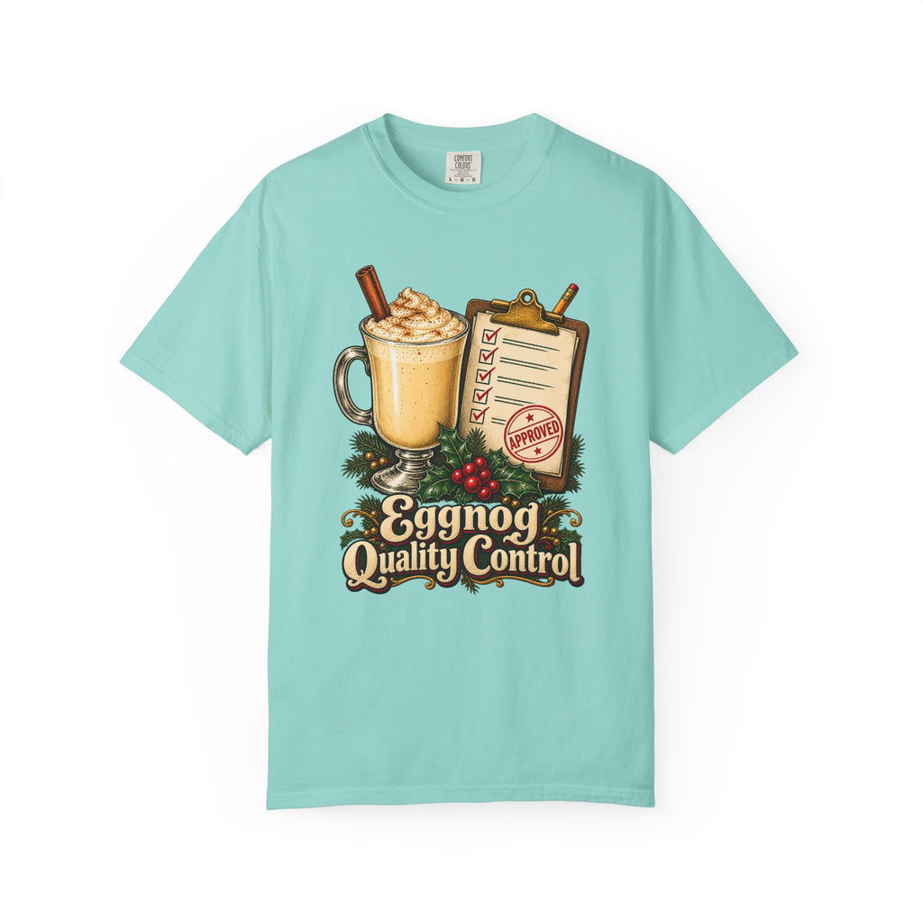 Eggnog Quality Control T-Shirt – Chalky Mint