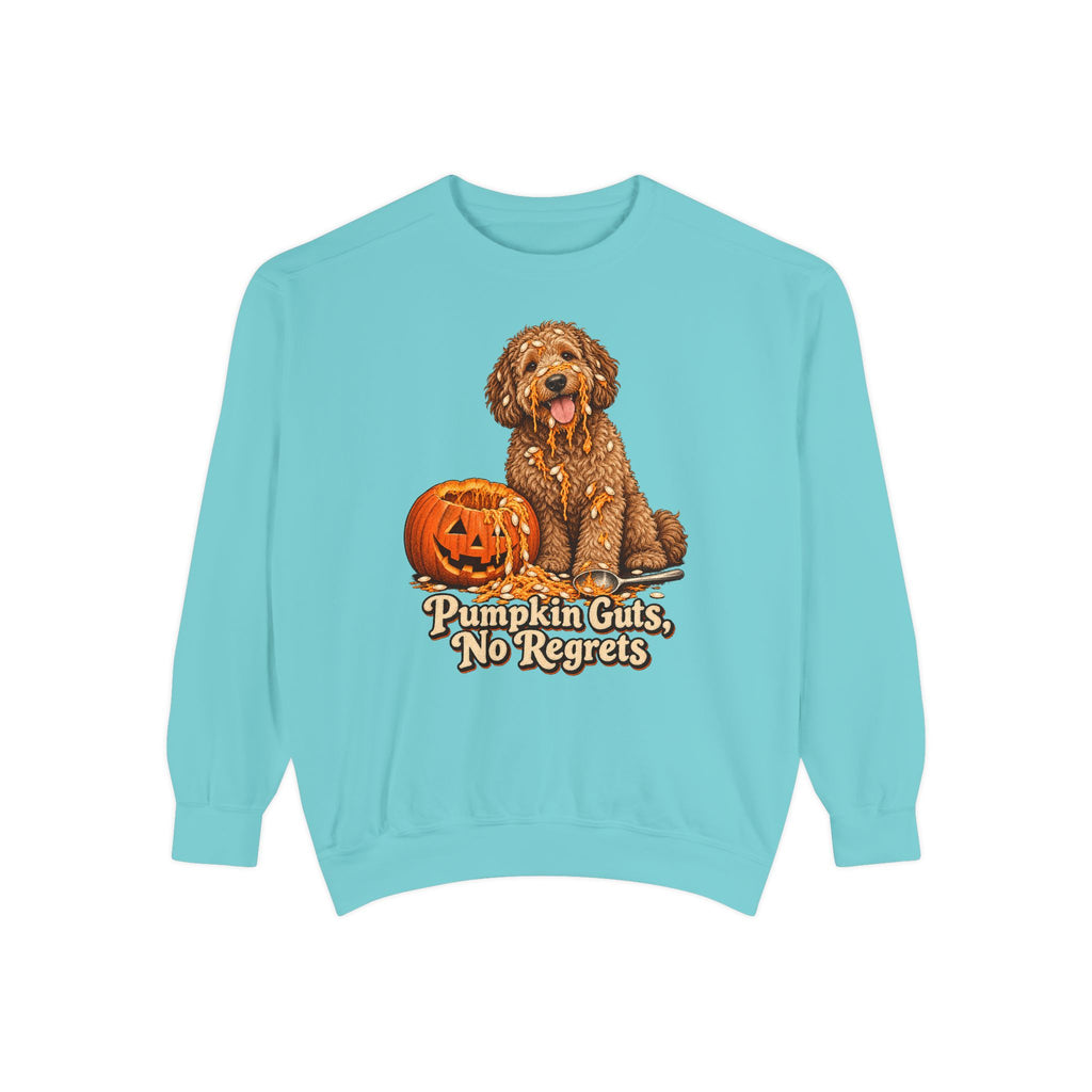Pumpkin Guts, No Regrets Sweatshirt – Chalky Mint
