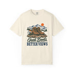 Good Boots, Better Views T-Shirt – Ivory