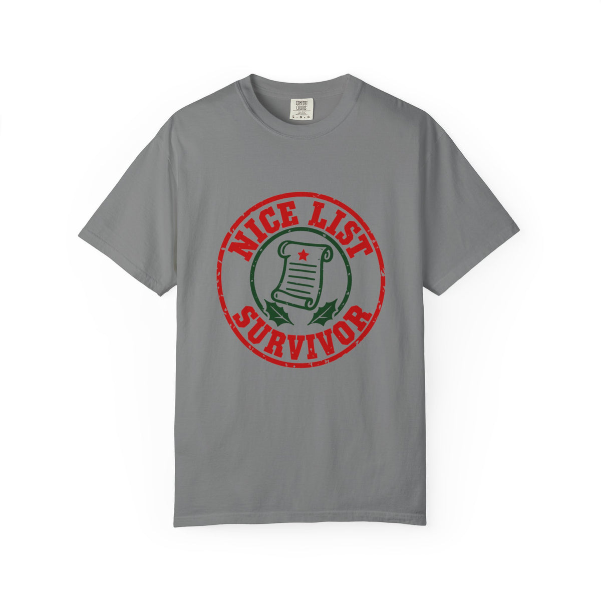 Nice List Survivor T-Shirt – Grey