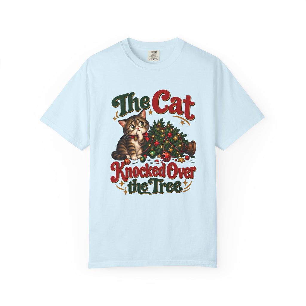 The Cat Knocked Over the Tree T-Shirt – Chambray