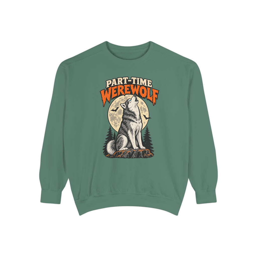 Part-Time Werewolf Sweatshirt – Light Green