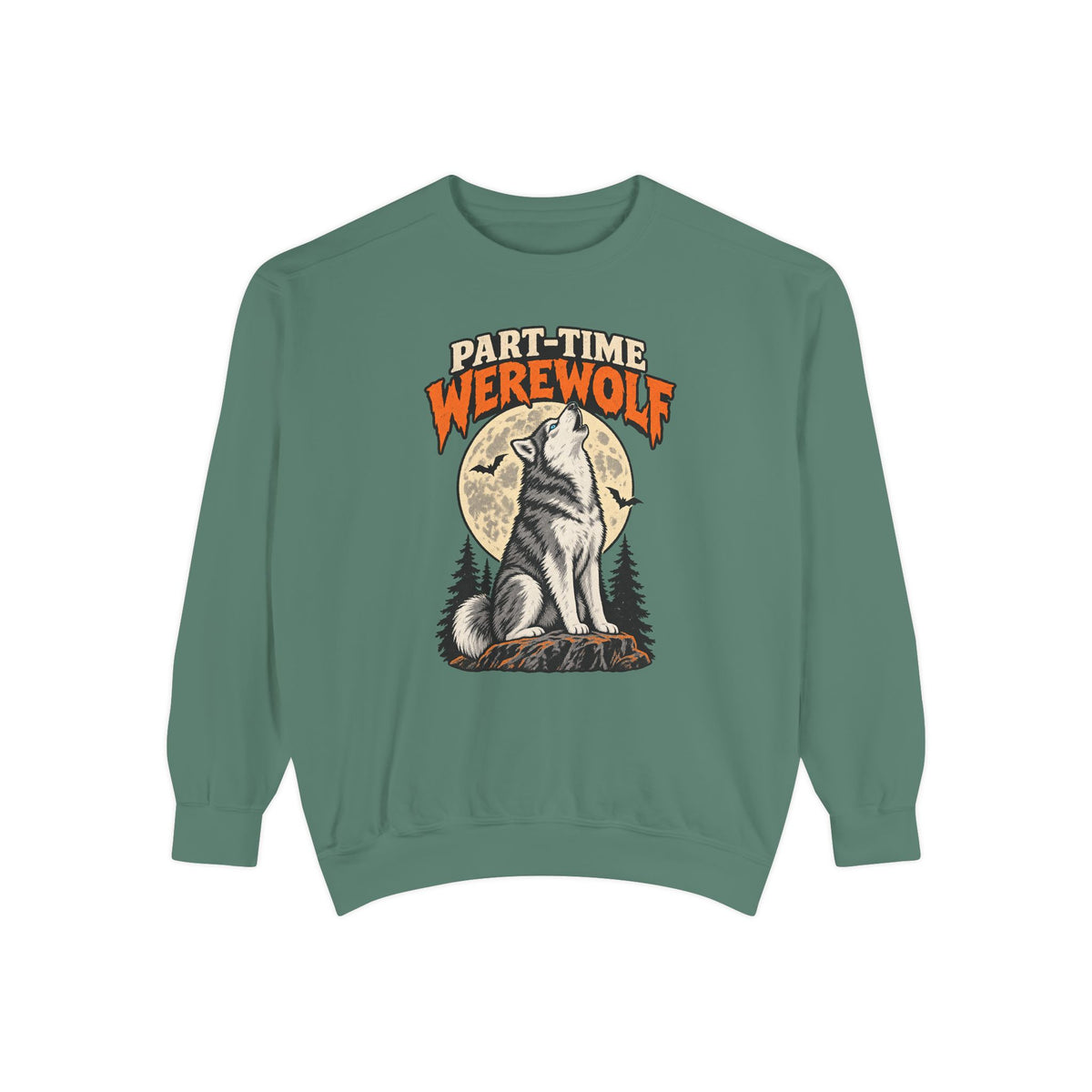Part-Time Werewolf Sweatshirt – Light Green