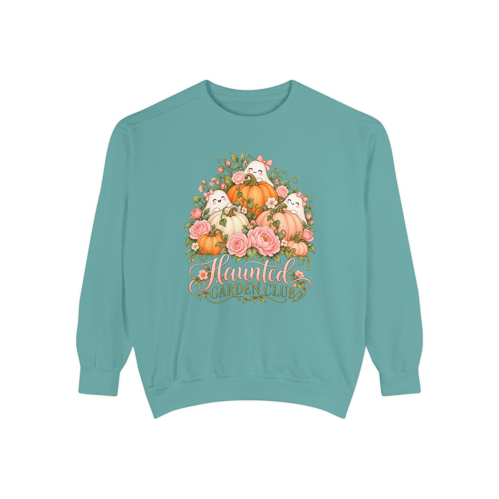 Haunted Garden Club Sweatshirt – Seafoam