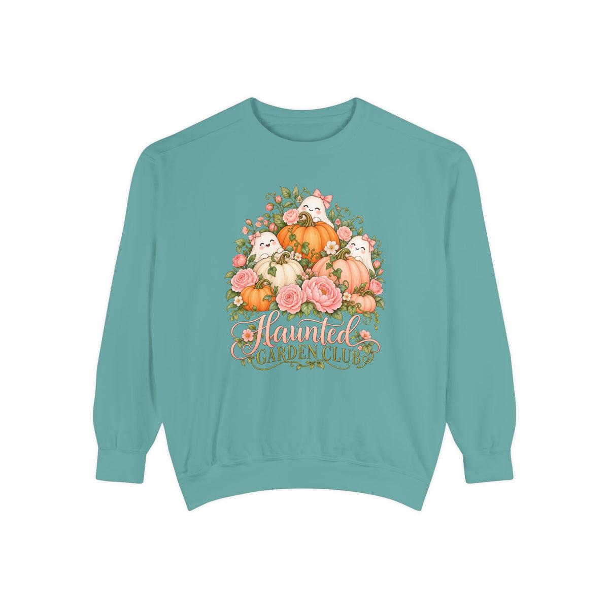 Haunted Garden Club Sweatshirt – Seafoam