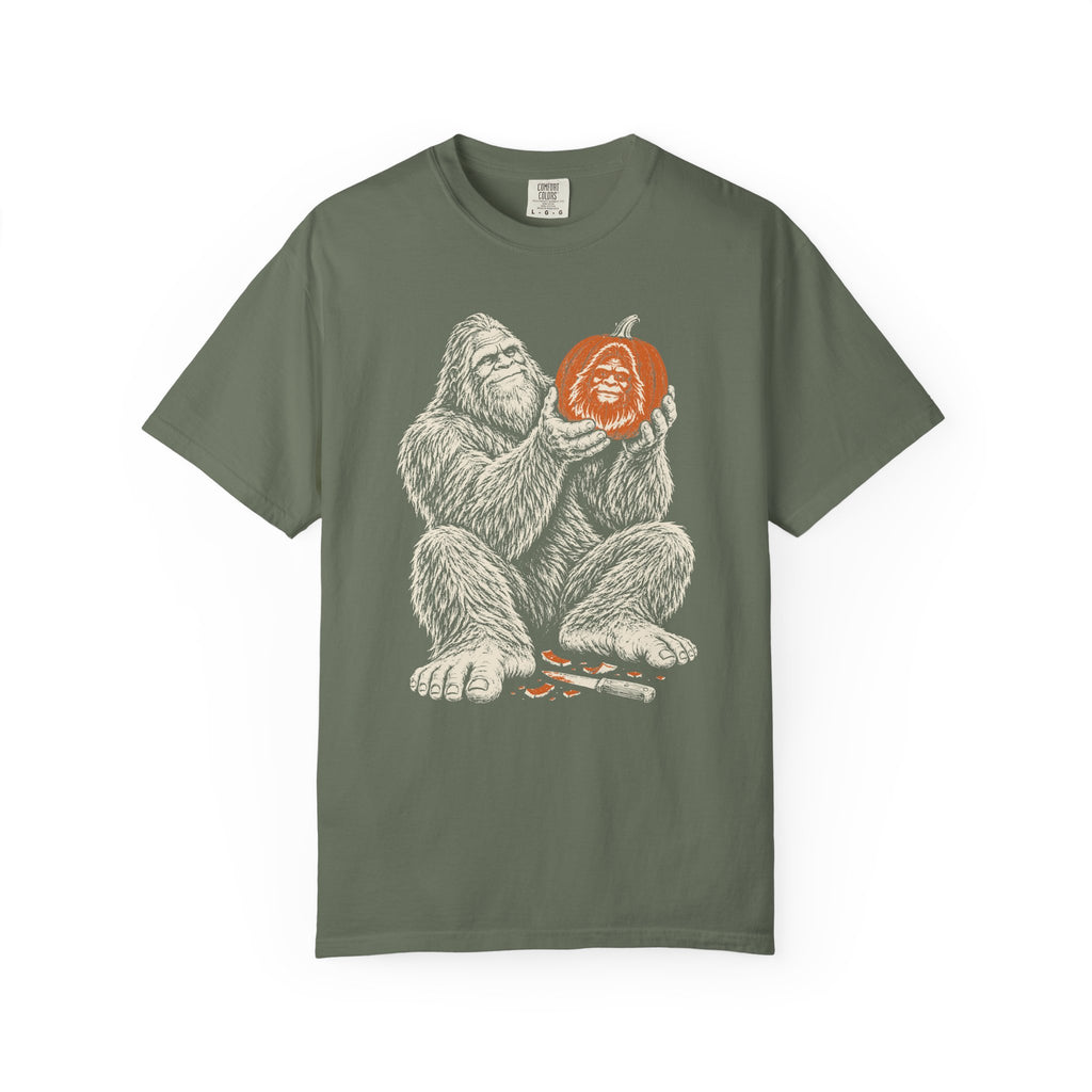 Bigfoot Pumpkin Carver T-Shirt