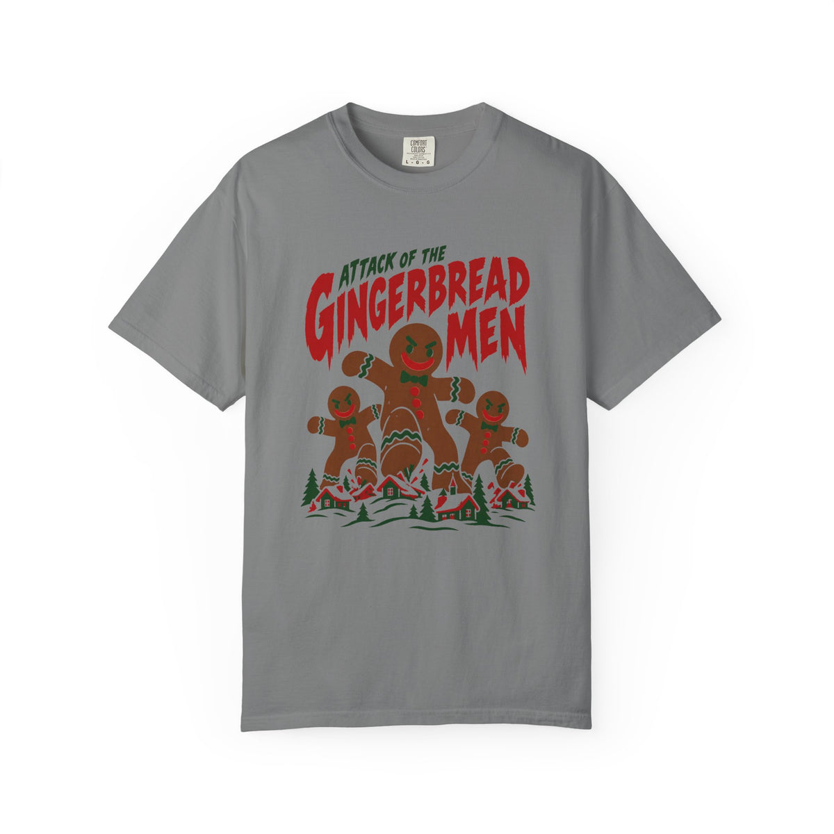 Attack of the Gingerbread Men T-Shirt – Grey