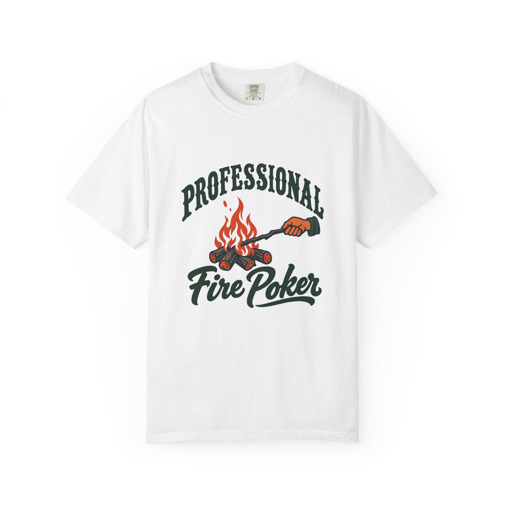 Professional Fire Poker T-Shirt – White