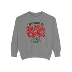 Most Likely To Eat All The Cookies Sweatshirt – Grey