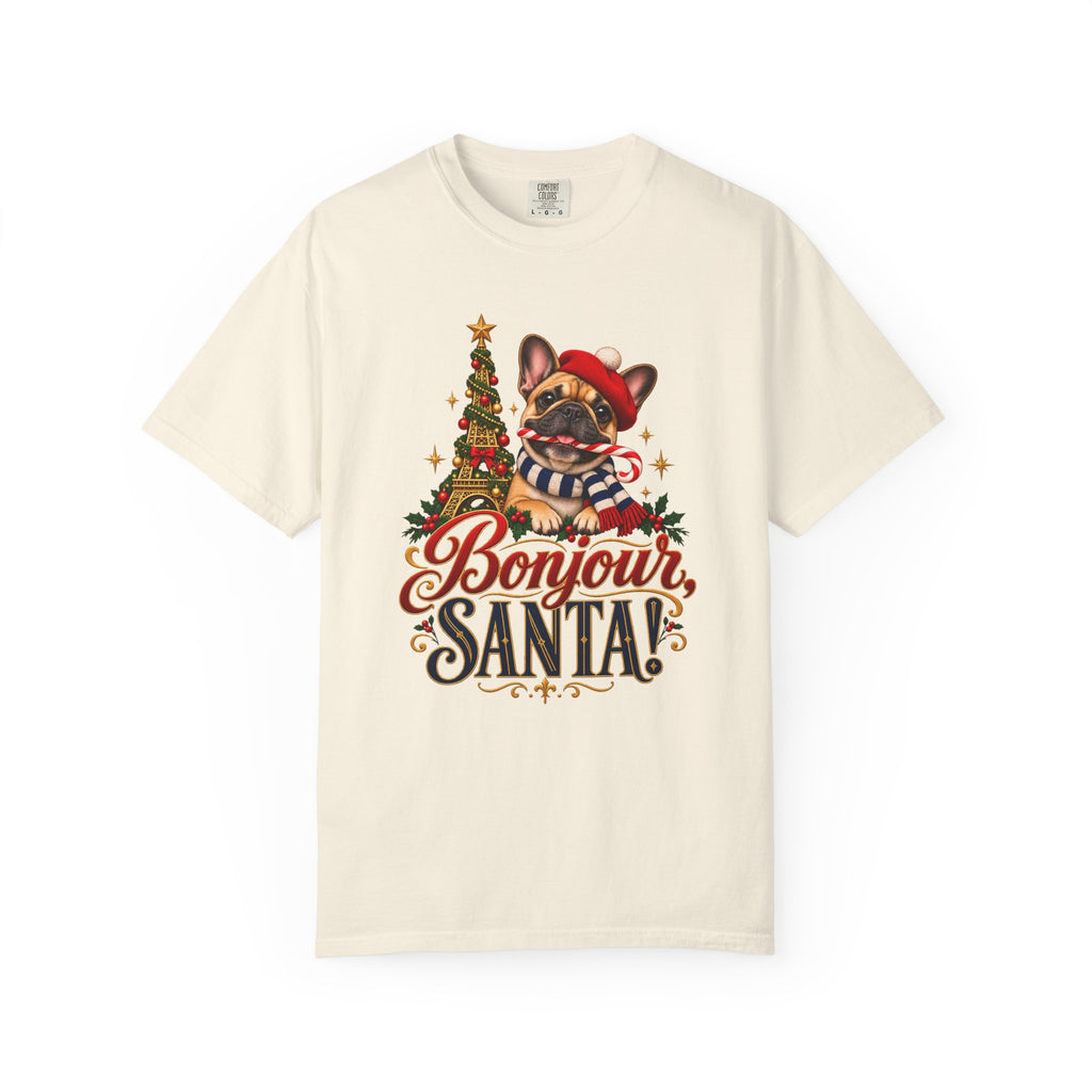 Bonjour, Santa! T-Shirt – Ivory