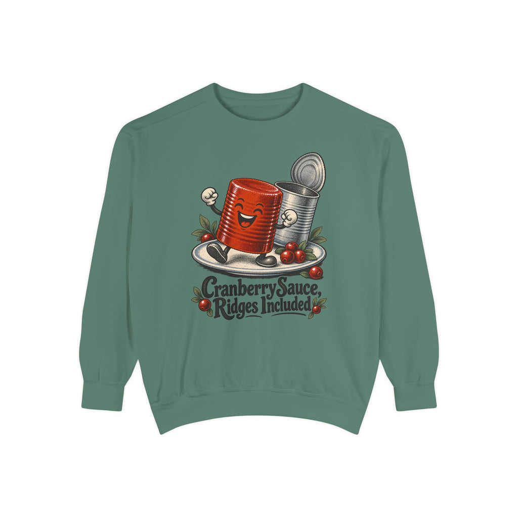 Cranberry Sauce, Ridges Included Sweatshirt – Light Green