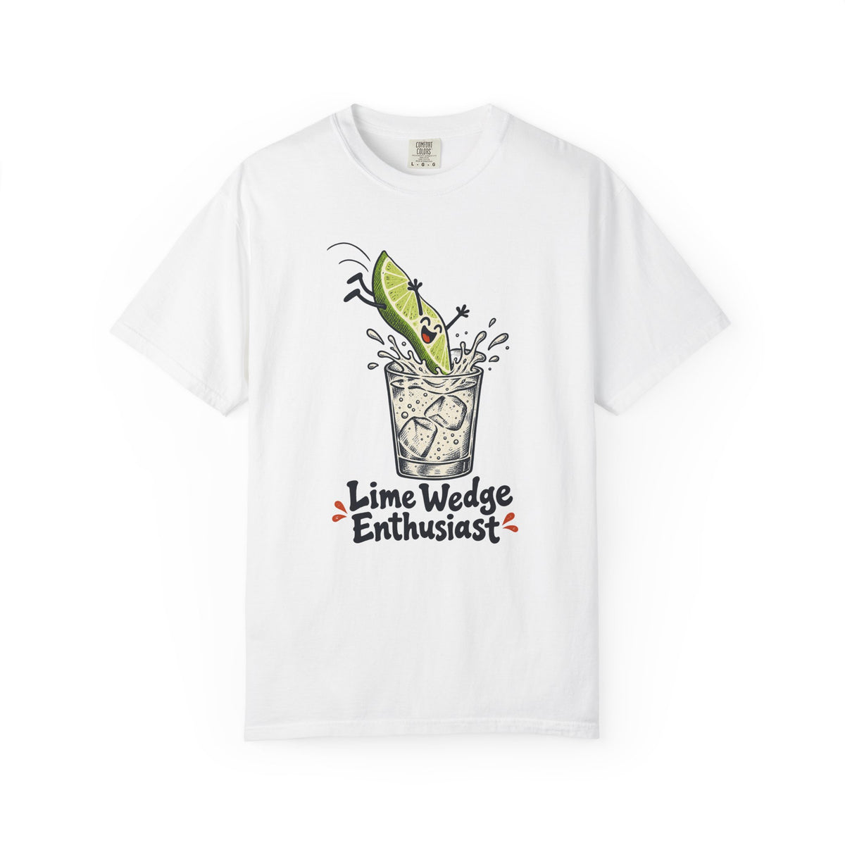 Lime Wedge Enthusiast T-Shirt – White