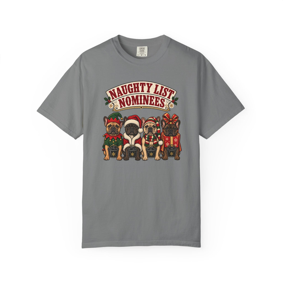 Naughty List Nominees T-Shirt – Grey