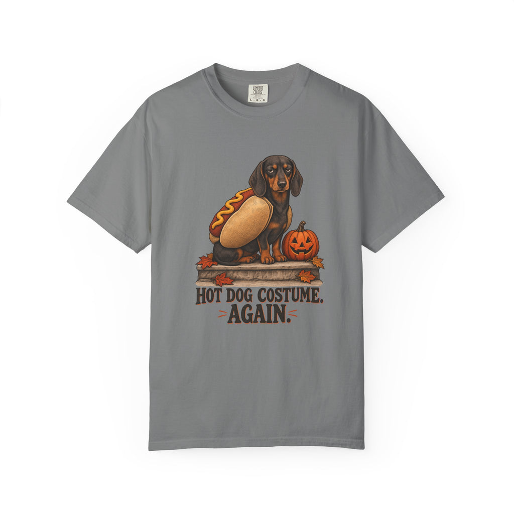 Hot Dog Costume. Again. T-Shirt – Grey