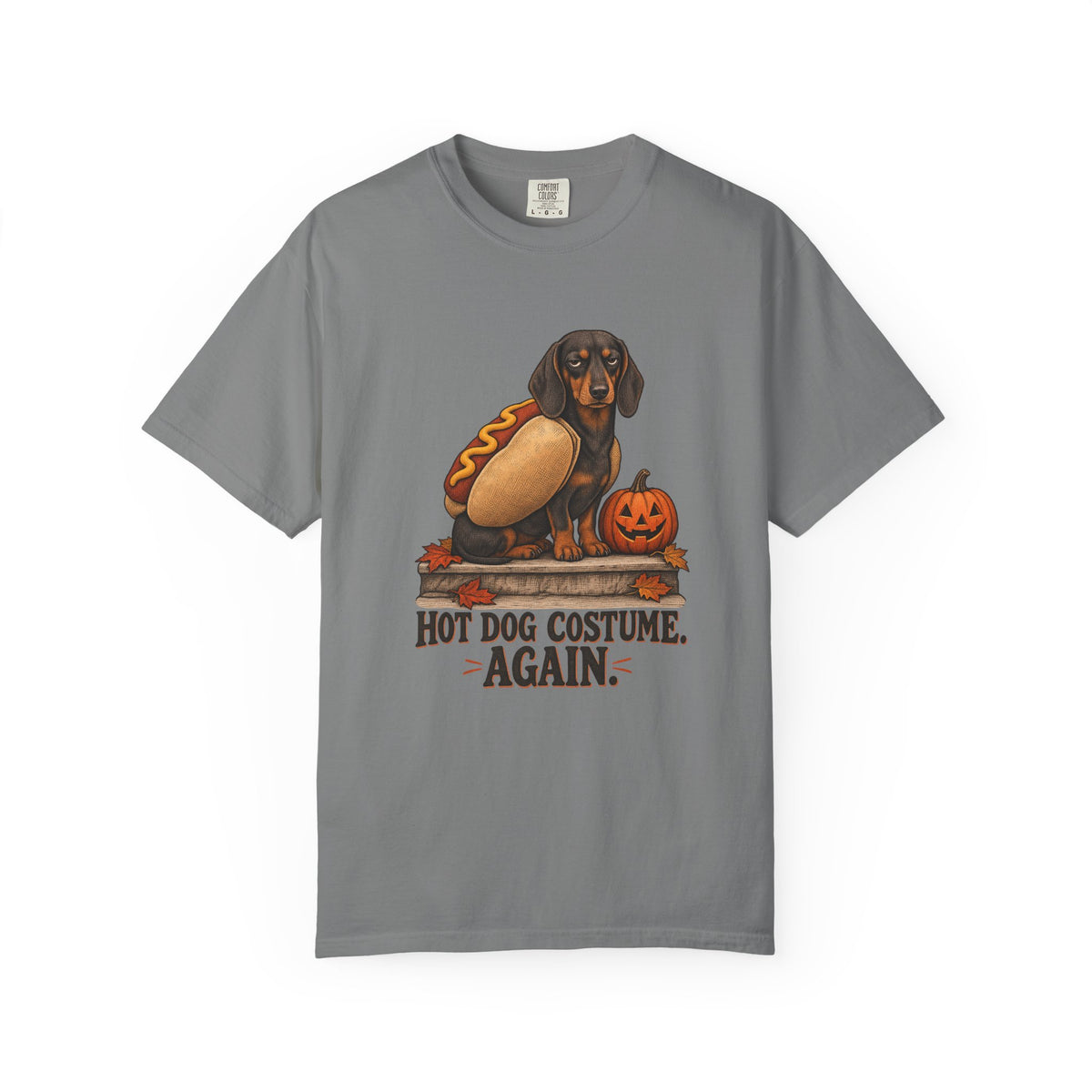 Hot Dog Costume. Again. T-Shirt – Grey