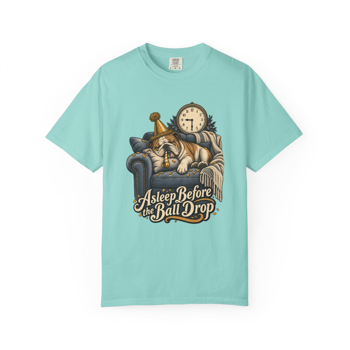Asleep Before the Ball Drop T-Shirt – Chalky Mint