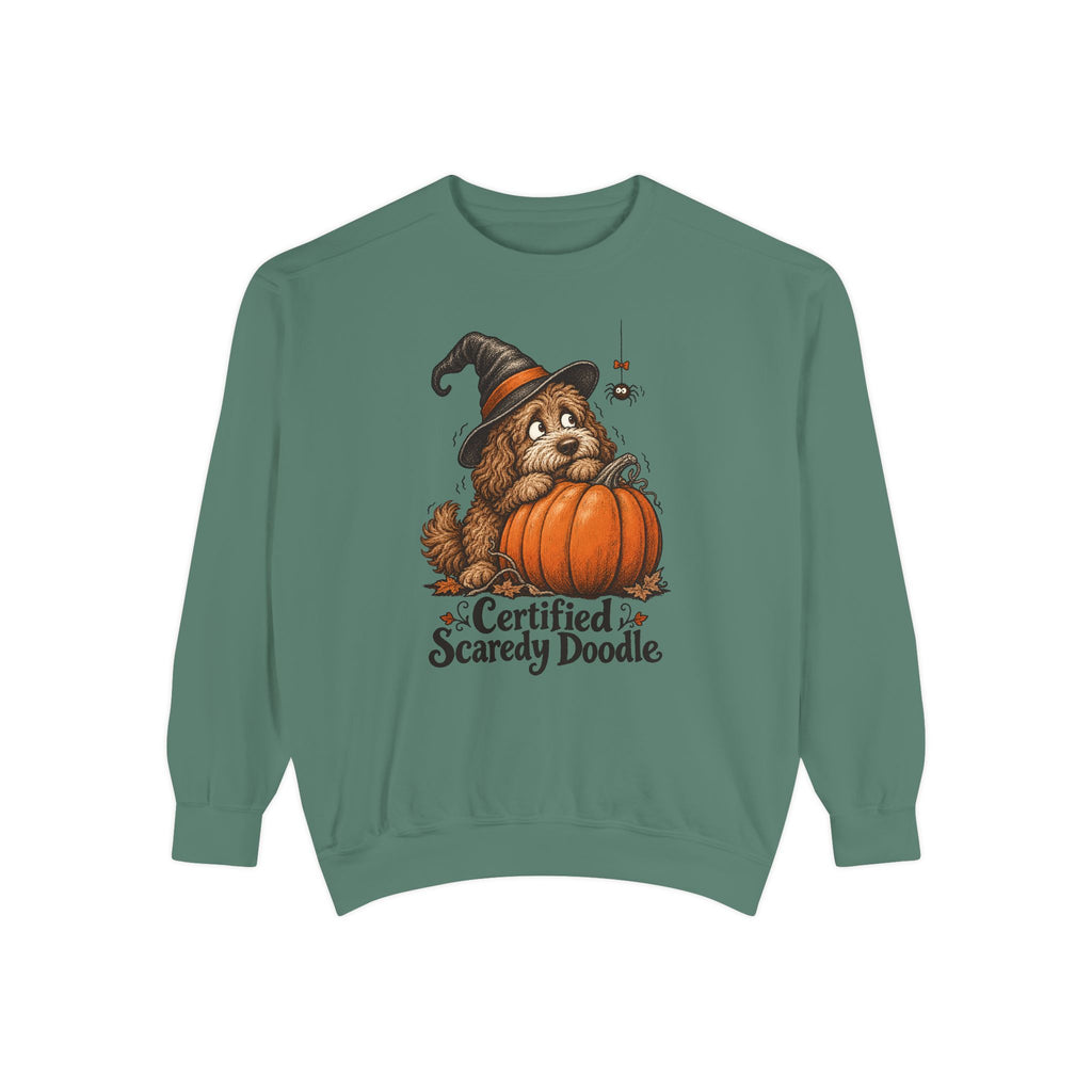 Certified Scaredy Doodle Sweatshirt – Light Green
