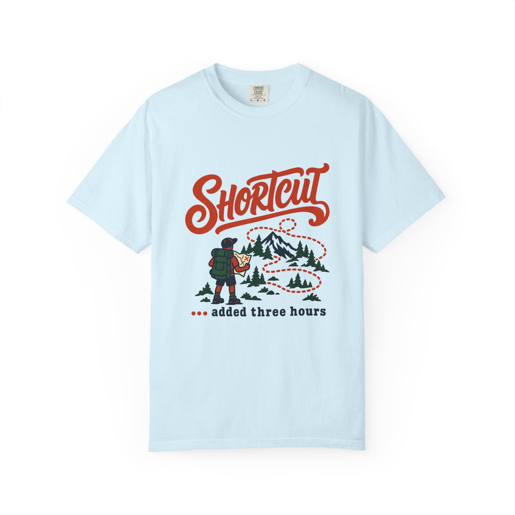 Shortcut Added Three Hours T-Shirt – Chambray