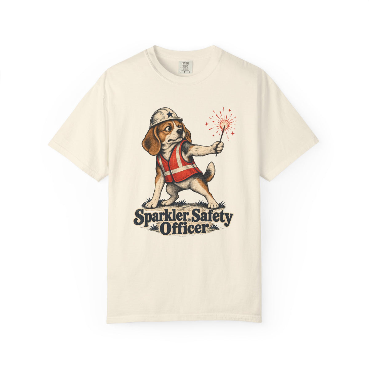Sparkler Safety Officer T-Shirt – Ivory