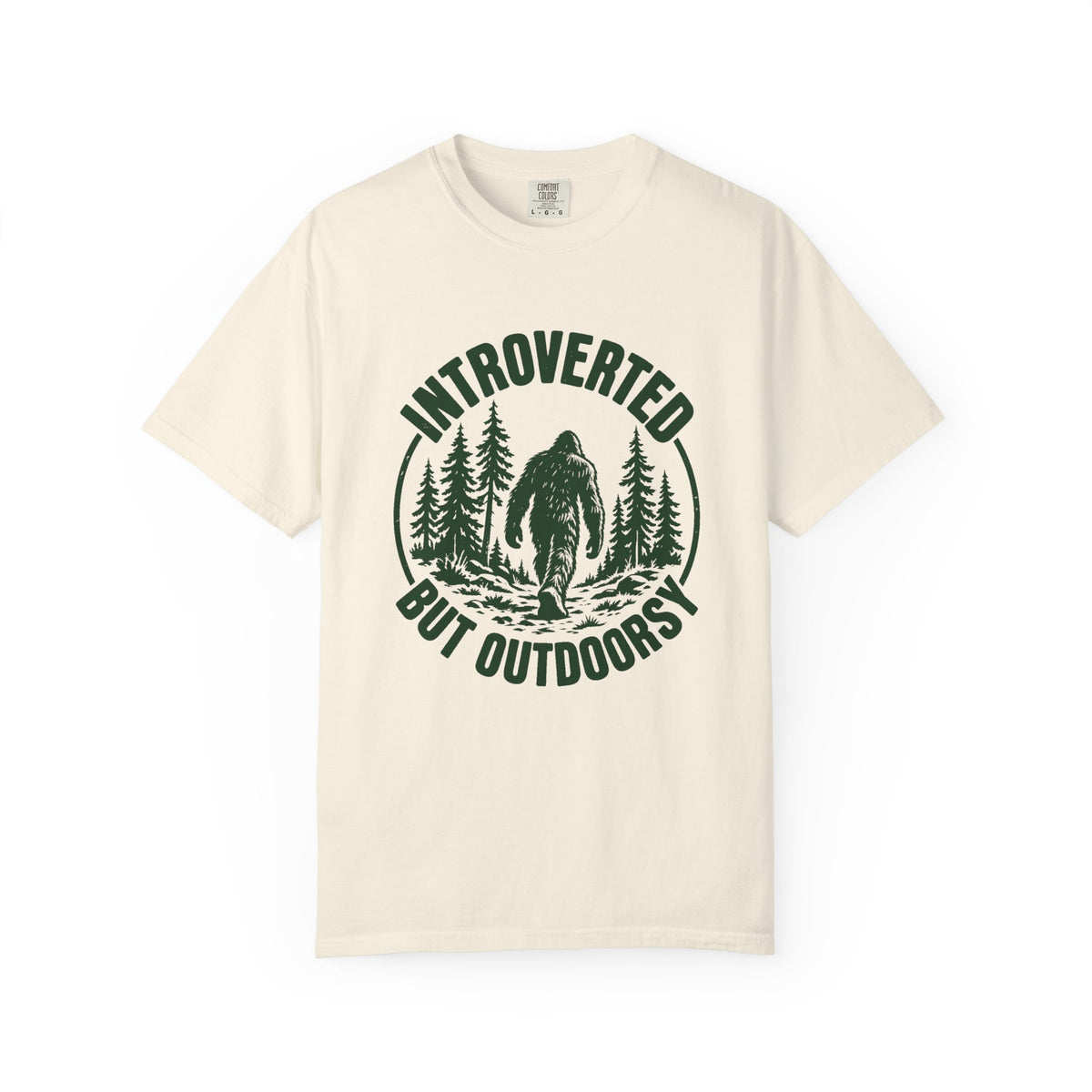 Introverted but Outdoorsy T-Shirt – Ivory
