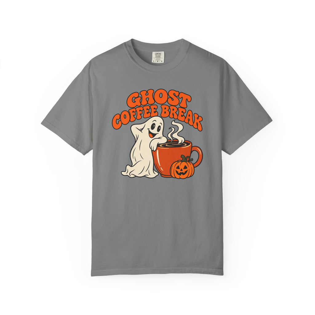 Ghost Coffee Break T-Shirt – Grey