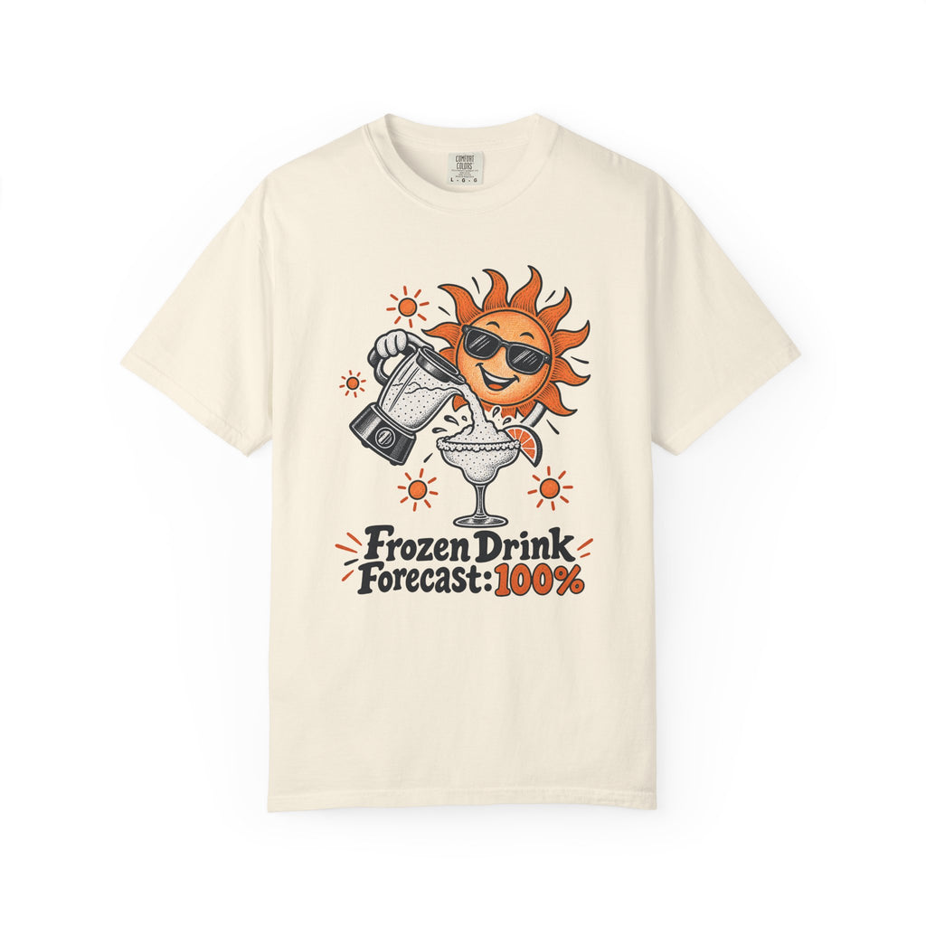 Frozen Drink Forecast: 100% T-Shirt – Ivory