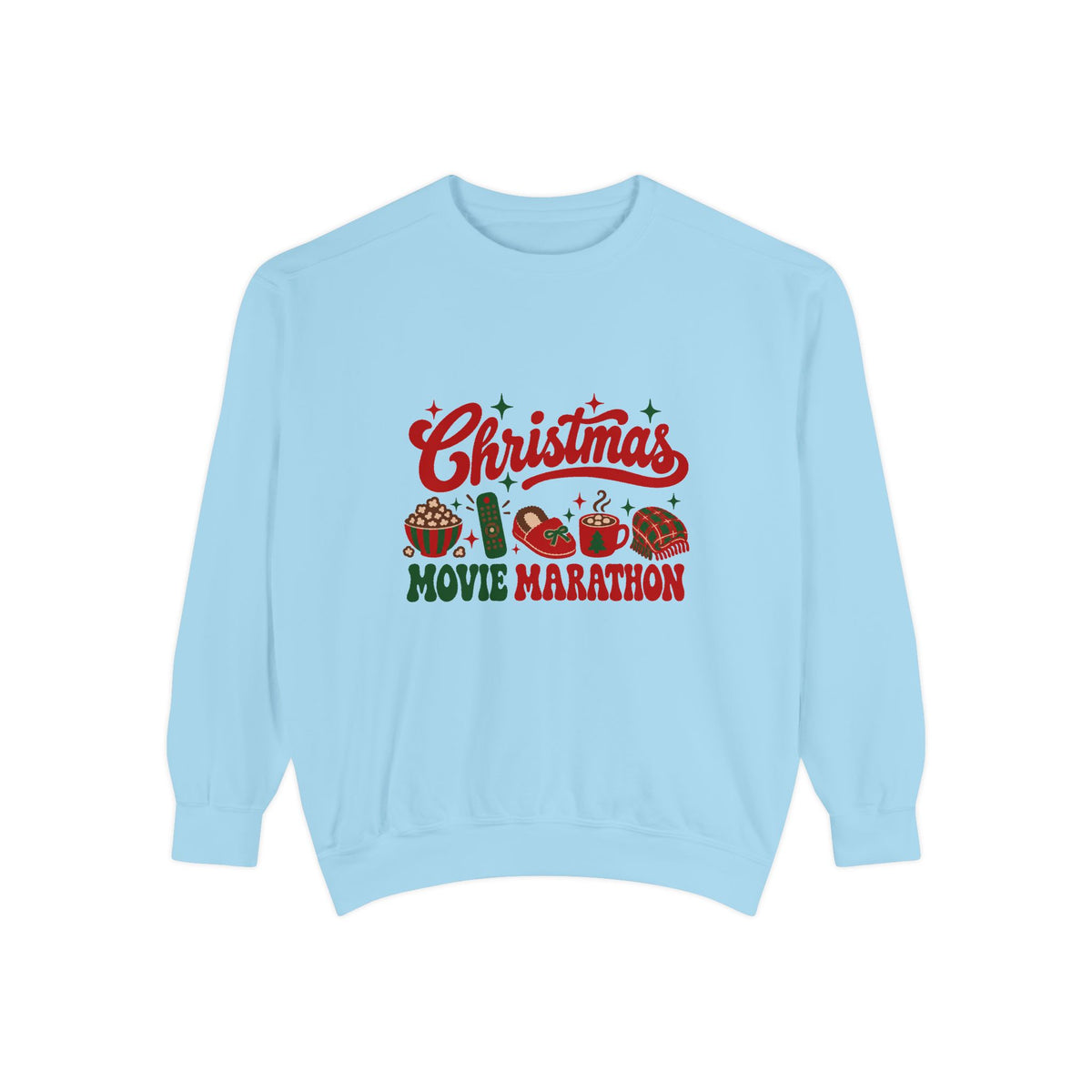 Christmas Movie Marathon Sweatshirt – Chambray