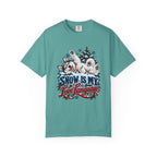 Snow Is My Love Language T-Shirt – Seafoam