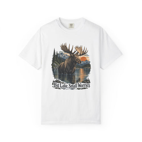 Big Lake, Small Worries T-Shirt – White