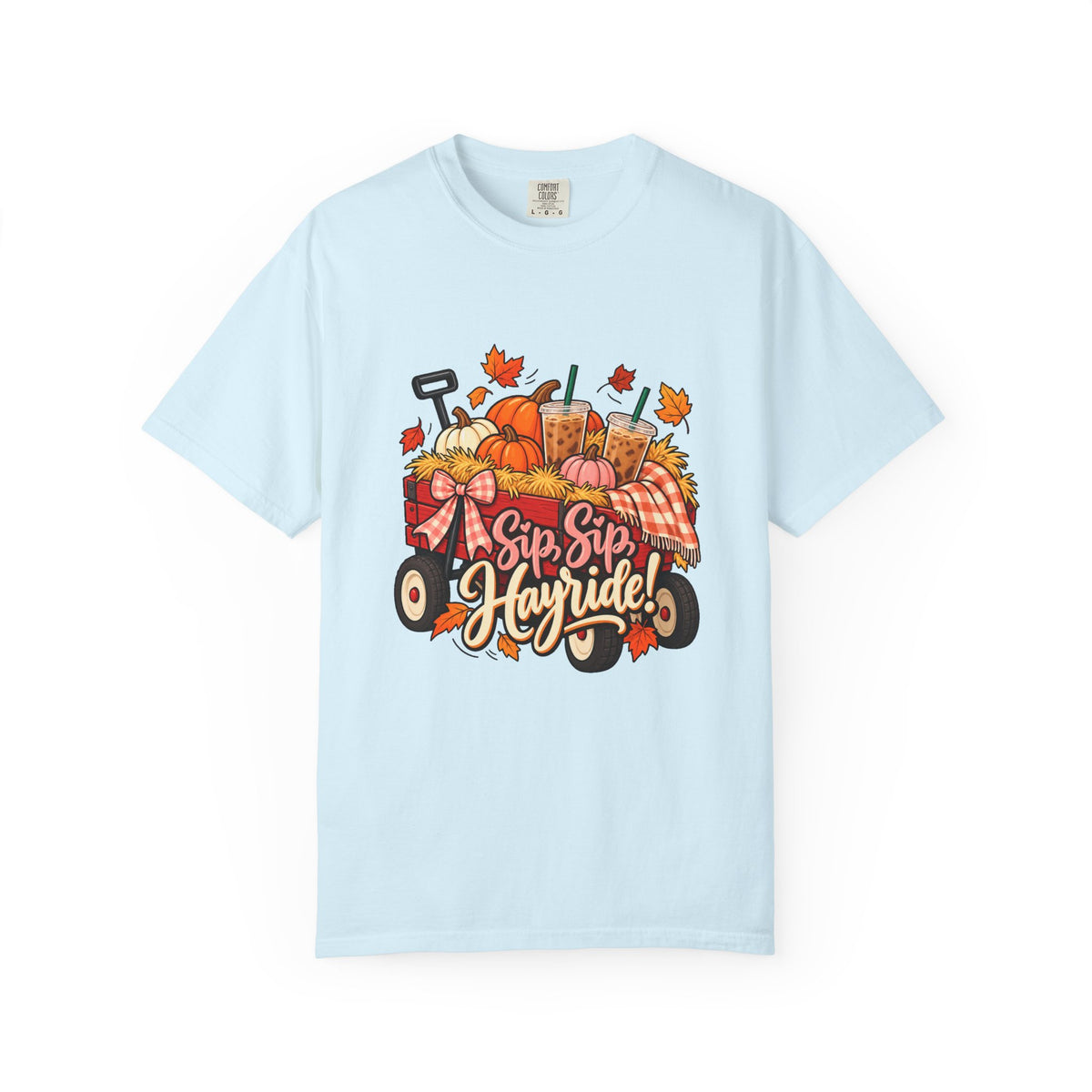 Sip, Sip, Hayride! T-Shirt – Chambray