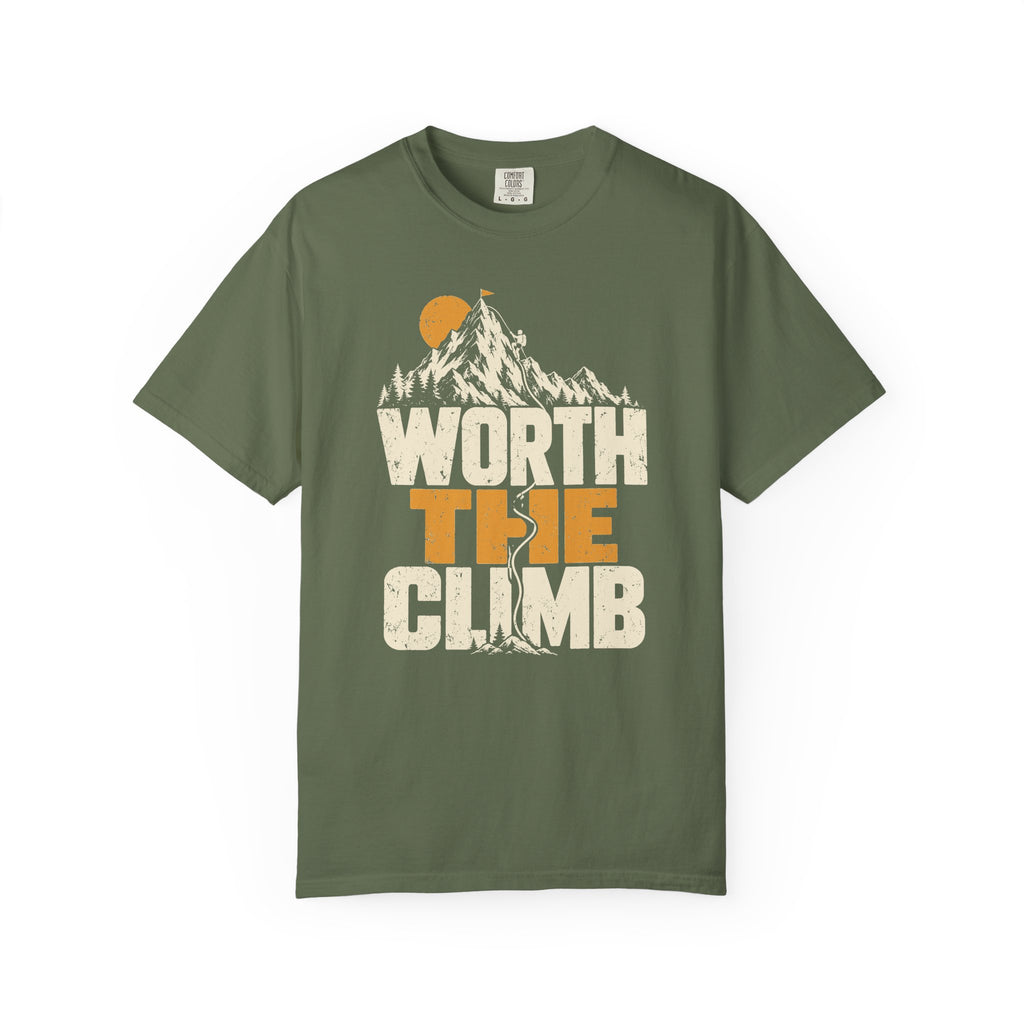 Worth the Climb Summit Flag T-Shirt