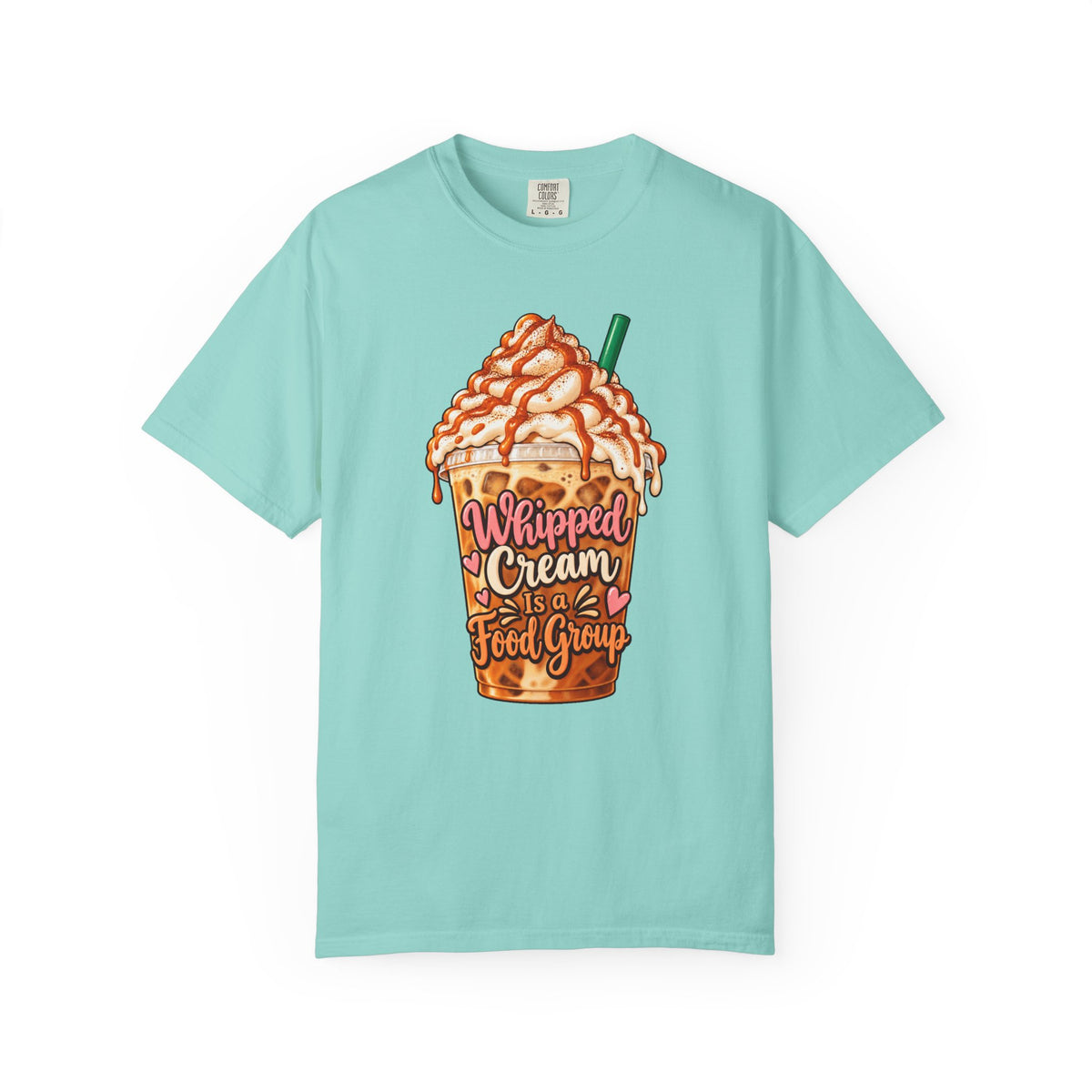 Whipped Cream Is a Food Group T-Shirt – Chalky Mint