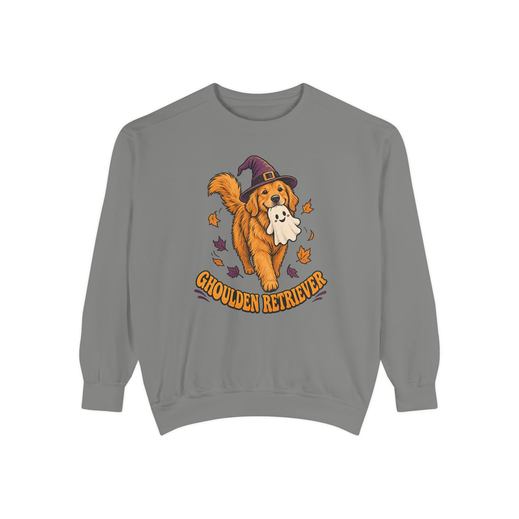 Ghoulden Retriever Sweatshirt – Grey
