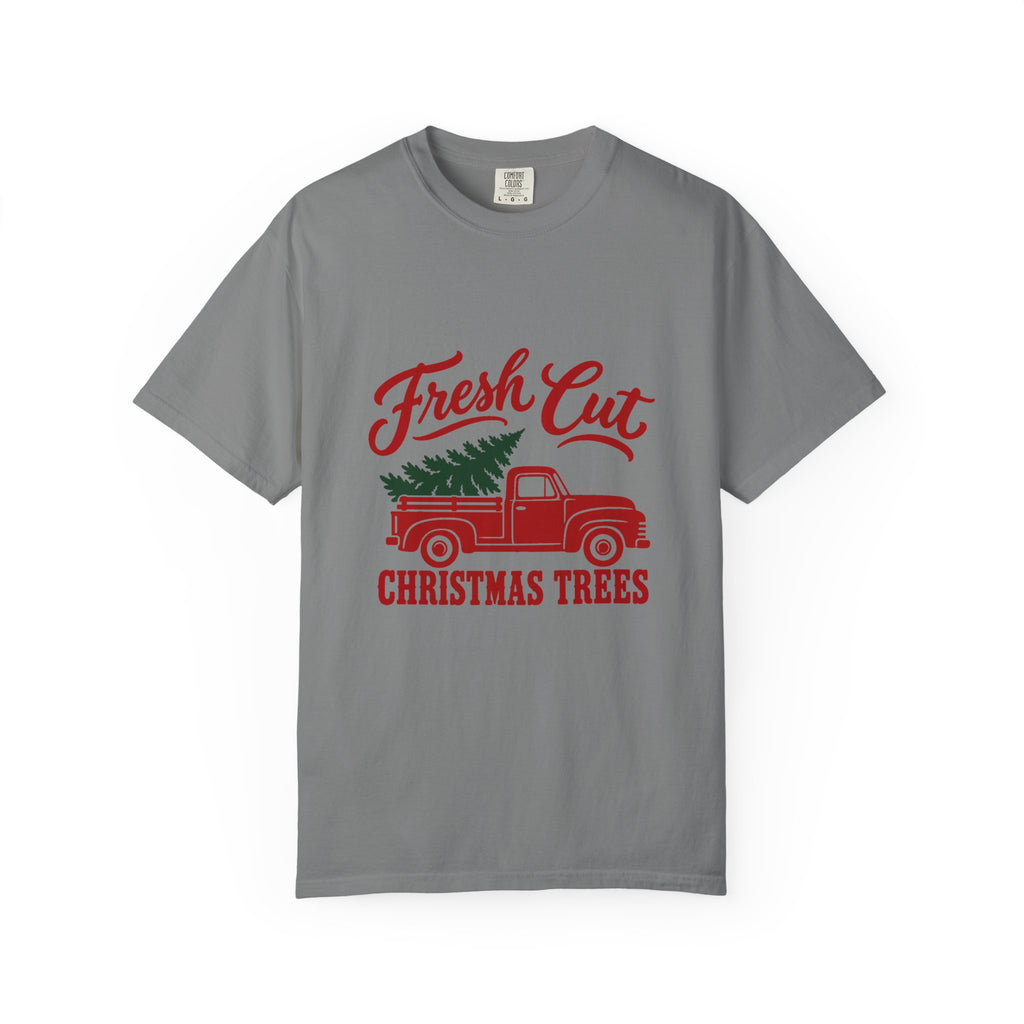 Fresh Cut Christmas Trees T-Shirt – Grey