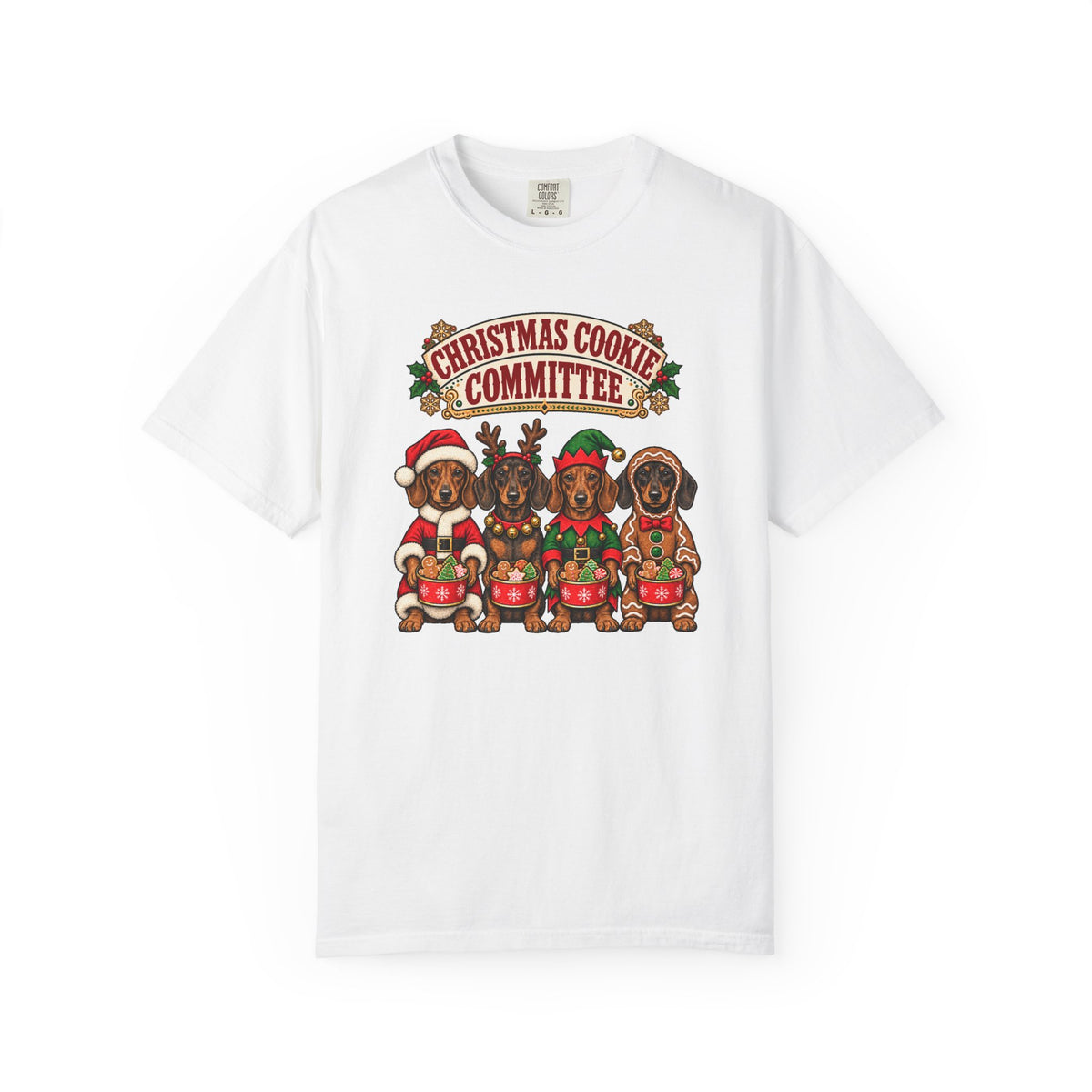 Christmas Cookie Committee T-Shirt – White