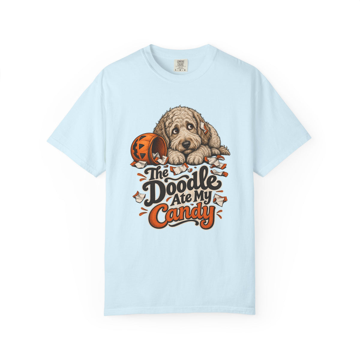 The Doodle Ate My Candy T-Shirt – Chambray